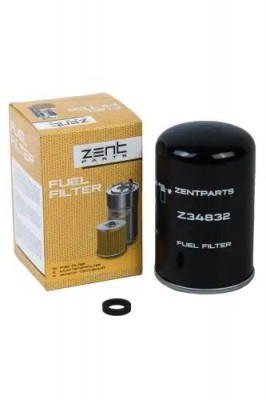 фильтр топливный !D76 H120 M16 x 1.5 / CumHOWO (Sinotruk) Weichai WD615, VOLVO I Z34832 ZENTPARTS