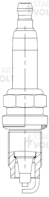 Свеча зажигания для а/м VAG Polo Sedan (10-) 1.6i/Octavia A5 (04-) 1.4i (кмпл. 4 VSP 0044 START VOLT
