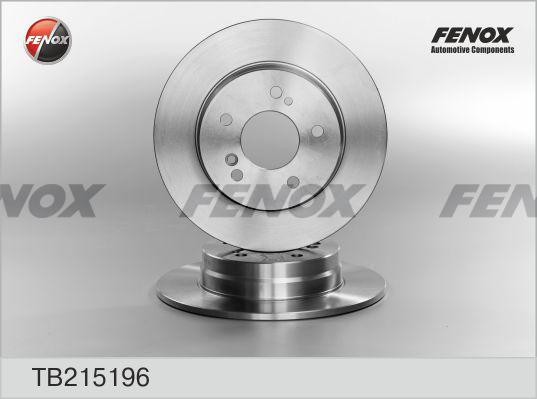 Диск тормозной задний  2шт TB215196 FENOX
