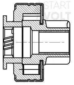 Привод стартера (бендикс) VCS 0516 START VOLT