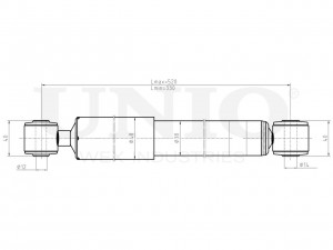 Амортизатор газовый задней подвески SAB-10445 UNIO
