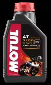 Масло моторное для 4-х тактных двигателей MOTUL 7100 4T 10W50 синт.1л 104097 MOTUL