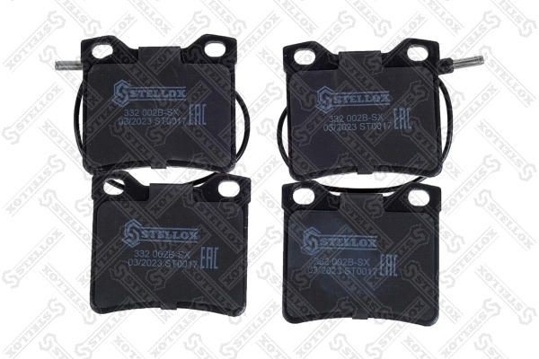 Колодки тормозные дисковые задние 332-002B-SX STELLOX