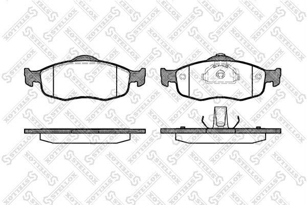 432 00=FDB884 !колодки дисковые п.\ Ford Mondeo 1.6-2.5/1.8TD 93-00/Scorpio 2.0  443-000-SX STELLOX