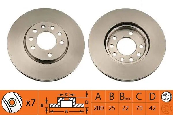Диск тормозной передний OPEL ASTRA G/H 98-09/MERIVA 03-/ZAFIRA 99- BR34110T BR34110T SB NAGAMOCHI