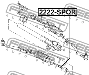 Тяга рулевая 2222-SPOR 2222-SPOR FEBEST