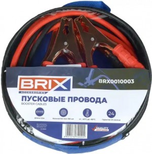 провода прикуривания! 400А(2,5м, 12/24В) с сумкой BRX0010003 BRIX