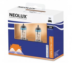 Лампа 12V H4 60/55W P43t +130% 1650/1000лм бокс (2шт.) Extra Light NEOLUX N472EL1-2SCB NEOLUX