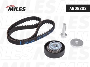 Комплект ремня ГРМ (серия PRO) RENAULT LOGAN/SANDERO (Z96) 8V 09- AB08202 AB08202 MILES