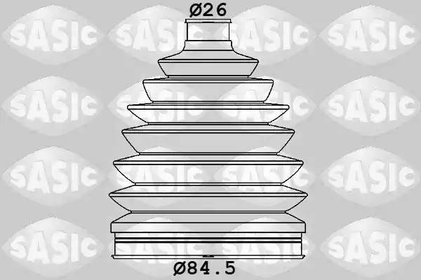 пыльник ШРУСа наружного!\ Hyundai IX35 11-13, Kia Sportage 10-14 1906067 SASIC