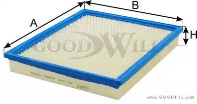 Фильтр воздушный AG189 AG 189 GOODWILL