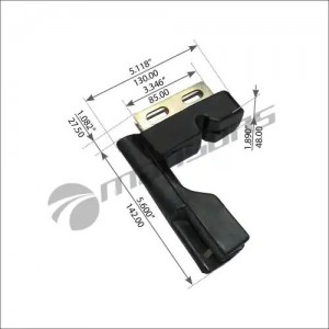 кронштейн защелки капота !FLC левый Г-образный OEM A17-12759-000 FREIGHTLINER 360211 MANSONS