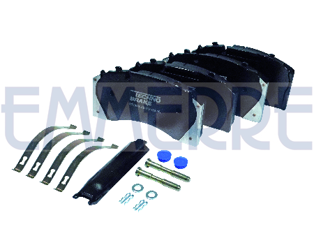 колодки тормозные дисковые комплект для TSB 4309 970025 EMMERRE