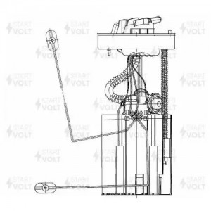 Модуль топливного насоса для а/м Ford Kuga (13-) 1.6T (SFM 1007) SFM 1007 START VOLT