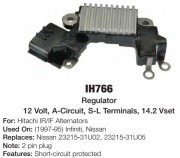 реле-регулятор! Hitachi 12V/100A\ Nissan Maxima A32 2.0-3.0 V6 94-00 IH766 TRANSPO