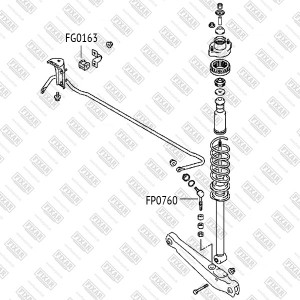 MITSUBISHI LANCER (CS) (2003-2006) FP0760 FIXAR