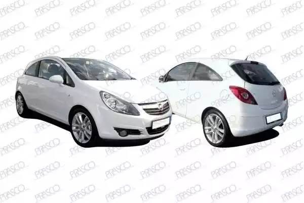 стекло зеркала лев. с подогр. выпукл.!\ Opel Corsa D 06-11 OP0347534 PRASCO GROUP