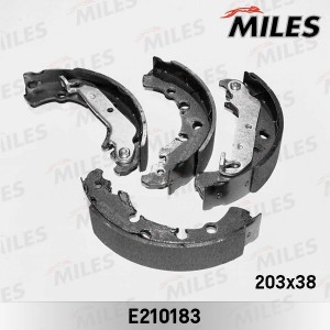 Колодки барабанные FORD FIESTA 1.25-1.8D 95-/FUSION 1.25-1.6D 00-/MAZDA 2 03- (T E210183 MILES