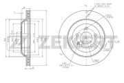 Диск тормозной задний MB S-Class (222) 13- S-Class (C217) 15- BS-6594 BS6594 ZEKKERT