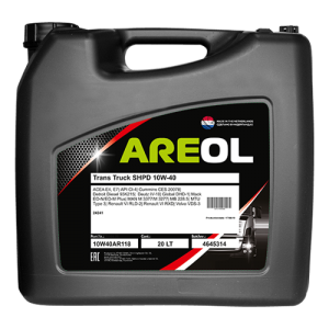 AREOL Trans Truck SHPD 10W40 (20L) масло моторное! синт ACEA E4/E7,API CI-4,MB 2 10W40AR118 AREOL