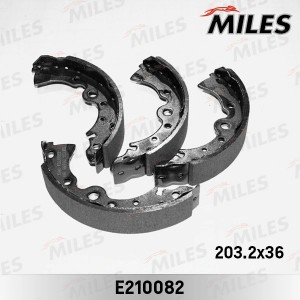 Колодки барабанные NISSAN ALMERA CLASSIC/N16 00-/BLUEBIRD 00-05/SUNNY 00-03 (TRW E210082 MILES