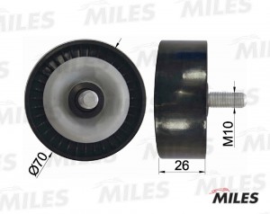 Ролик ремня приводного BMW E46/E81/E90/E83 1.6-2.0 N42/N46 (INA 532047510) AG030 AG03075 MILES