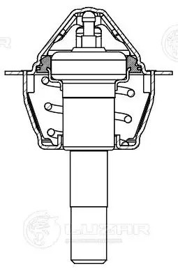 Термостат для а.м Mercedes-Benz C W204  07- ,E W211  02- [M271] 90°C  термоэл.   LT1527 LUZAR