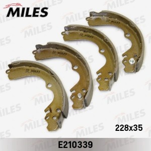 Колодки барабанные (SUBARU FORESTER/IMREZA/LEGACY 1.6-2.5 89- (228x35)) (TRW GS8 E210339 MILES