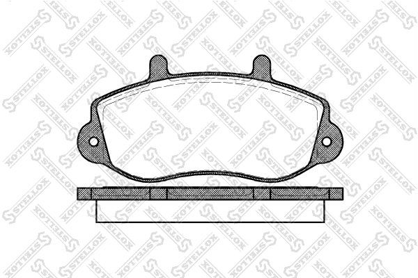 677 00 !колодки дисковые п.\ Renault Master, Opel Movano 2.5D/2.8DTi 98-01 688-000-SX STELLOX