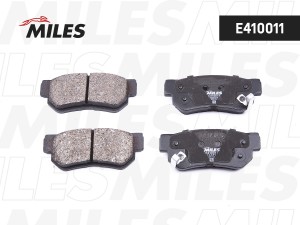 Колодки тормозные задние (без датчика) (Смесь Low-Metallic) (HYUNDAI ELANTRA (XD E410011 MILES