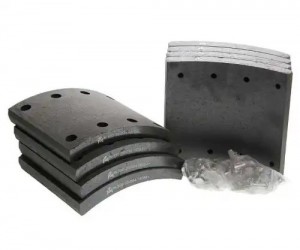 Накладка тормозной колодки SAF 1-й ремонт (420х178мм,8 отверстий) (комплект на о 350-33-044 MEGA POWER