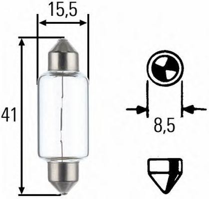 лампа! (10W) 24V SV8.5 41x10.5 8GM002091-251 HELLA