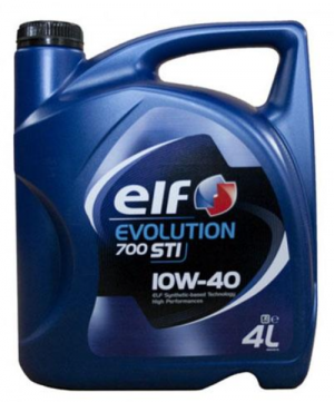 Масло моторное полусинтетическое ELF EVOLUTION 700 STI 10W-40 4л (10130501) 1112 11120501 ELF