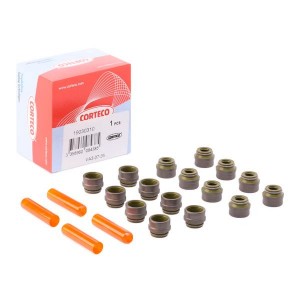 Колпачок ВАЗ-2112 маслоотражательный комплект 16шт. CORTECO 19030310 CORTECO