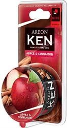 Ароматизатор на панель приборов древесная стружка (корица и яблоко) Ken AREON AKB08 AREON