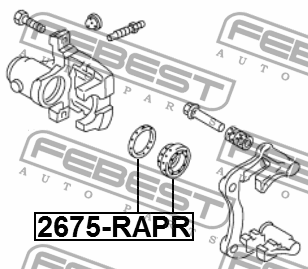 VW SHARAN/FORD GALAXY d 38mm 2675-RAPR FEBEST