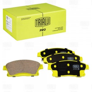 Колодки тормозные дисковые передние керамические PRO PF0516CR TRIALLI
