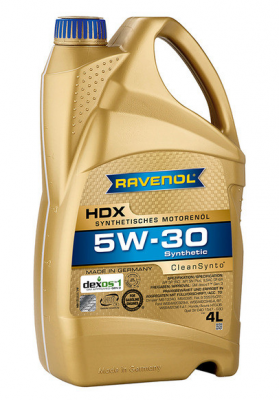 Моторное масло RAVENOL HDX 5W-30 4л (111112500401999) 4014835858572 4014835858572 RAVENOL