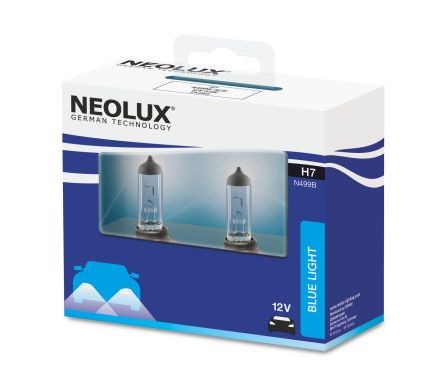 Лампа 12V H7 55W PX26d 1500лм бокс (2шт.) Blue Light NEOLUX N499B-2SCB NEOLUX