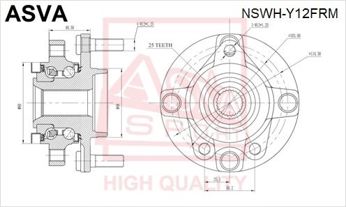 СТУПИЦА [12] NSWHY12FRM NSWH-Y12FRM ASVA