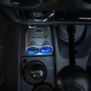 Разветвитель прикуривателя 2-х гнездовой 12V AIRLINE ASP-2L-14 AIRLINE