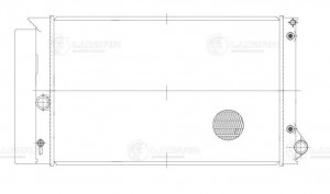 Радиатор охл. для а/м Toyota Corolla (07-)/Auris (09-) 1.6 4AT  LRc19139 LRC 19139 LUZAR