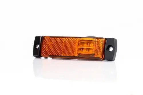 фонарь габаритный !желтый LED 12/24V прямоуг. 130x45x13 с кабелем L=50см\SZhmitz FT018ZLED FRISTOM