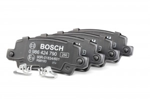 Колодки тормозные TOYOTA Corolla (02-) задние (4шт.) BOSCH 0 986 424 790 BOSCH