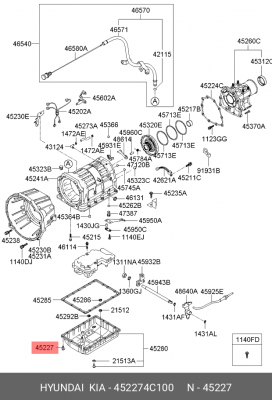 Подшипник 452274C100 HYUNDAI KIA