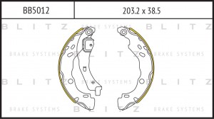 RENAULT CLIO/SYMBOL (1998>) 203Х38ММ/ BOSCH BB5012 BLITZ