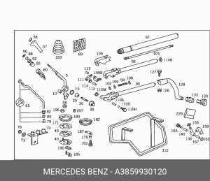 пружина A 385 993 01 20 MERCEDES BENZ