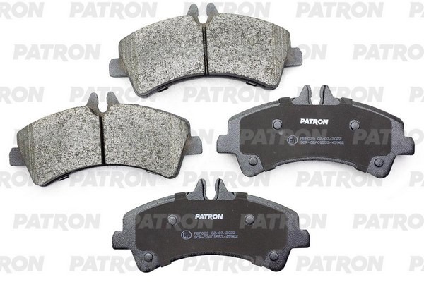 Колодки тормозные дисковые MERCEDES-BENZ SPRINTER 3,5 c бортовой платформой 06-, PBP029 PATRON