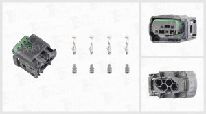 Разъём 3х контактный (комплектация 3-pin, 3 уплотнения) 7741946 TE PARTS