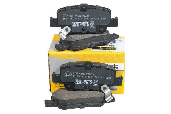 колодки дисковые задние! Toyota Auris all 07> Z07282 ZENTPARTS